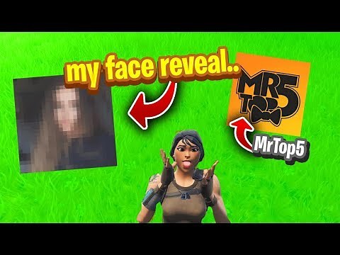 My Face Reveal.. (Fortnite with MrTop5)