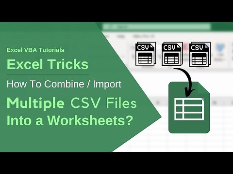 Kutools For Excel | How to combine or import multiple CSV into one EXCEL ?