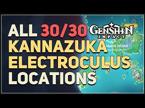 All 30 Kannazuka Electroculus Locations Genshin Impact