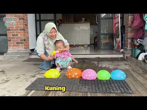 Pecahin Balon Air Sambil Belajar Warna! Seru Banget! 😍🎈 Learn Colors for Kids with Balloons