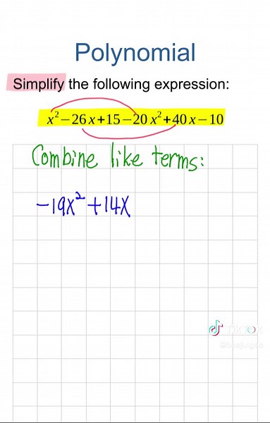 Simplifying Polynomials: Master Algebra Skills