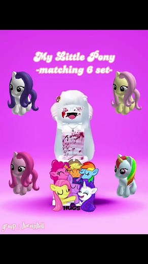 my little pony matching set ! (6 outfit- aj,fluttershy,rarity,rainbow,twilight,pinkie) #roblox#robloxfy#robloxfyp#robloxoutfits#robloxoutfit#robloxfits#robloxfit#robloxgroup#robloxgroups