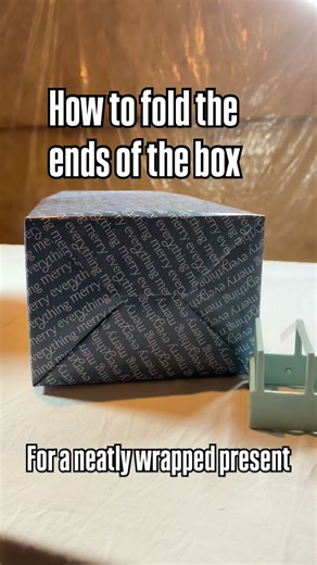 Haley | Paper & Knot Wrapping | Gift Wrap Services on Instagram: "The sides ir the ends can be the hardest part of the gift - if you are trying to make it look nice, that is! There are lots of ways to fold in the ends of the wrapping paper- here is a tutorial of my most used method!"