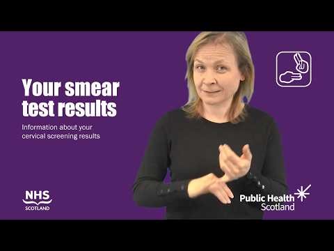 Your smear test results (BSL)