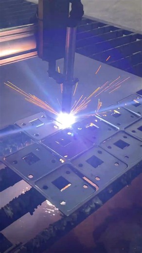 CNC Machine Plate Cutting 🔥 | AutoCAD Design to Real Cutting Process #CNCMachine #AutoCAD