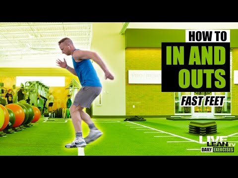 How To Do FAST FEET IN AND OUTS | Exercise Demonstration Video and Guide
