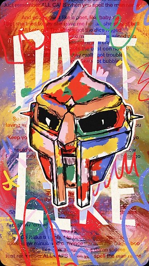 “All Caps” ⬆️ One of my most listened to tracks - All Caps by @mfdoom. After doing a sketch felt like it needed animating. MF DOOM animated in @mohoanimation BG animated in @procreate Composited in @adobe After Effects @stonesthrow #everyframeapainting #animation #animate #illustration #buckuback | Samuel James Pillar