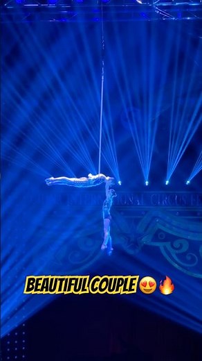 Beautiful couple 🔥 #circus #acrobatics #gymnast #цирк #трюки #aerial #straps #festival #show