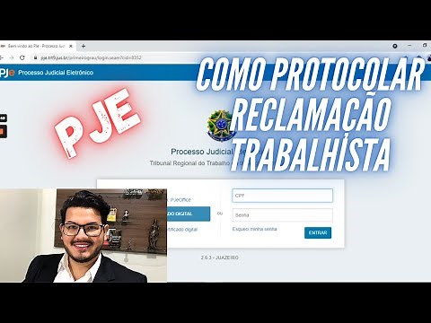 How to file a labor lawsuit in practice using the PJE system. Step by step!