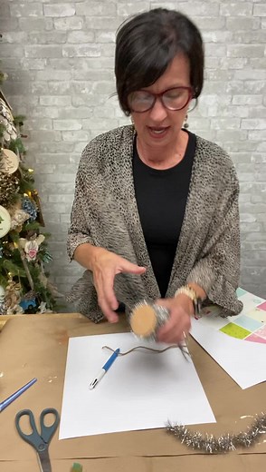 A quick and easy DIY tinsel tree | The Shabby Tree