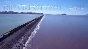 20 miles of railroad stretched across the Great Salt Lake creates a unique divide. bit.ly/28F0Sxs | Union Pacific Railroad