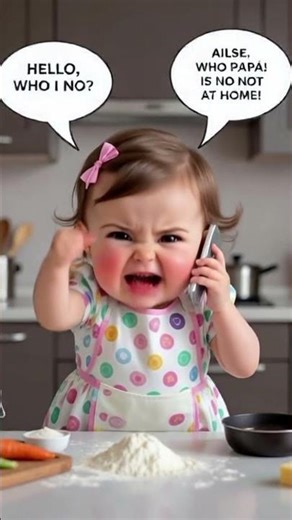 Baby Talking on Phone with Attitude 😤👶 | Cutest Angry Expressions!