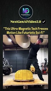 This Ultra-Magnetic Tech Freezes Motion Like Futuristic Sci-Fi #viral #trendingshorts #shorts #ai