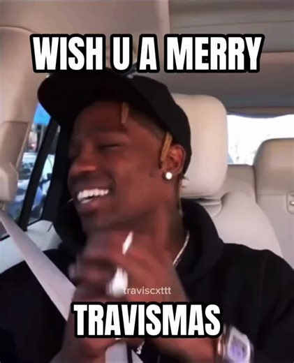 Merry #travismas ! Wishing you the very best ❤️✌🏽#cactusjack