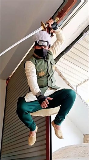 Kakashi going to a wedding cosplay