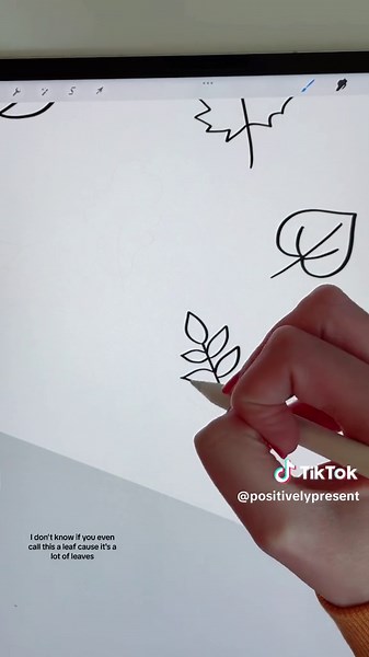 How to draw some autumn leaves! #howtodraw #procreatetutorial #drawingtutorial #procreateapp #drawingleaves #fallart #autumnart