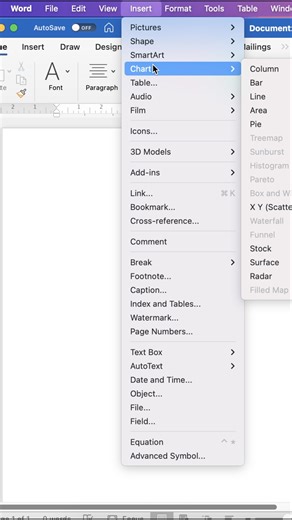 How to Embed Editable Excel Graphs in Word #shorts #graphs #worddocuments