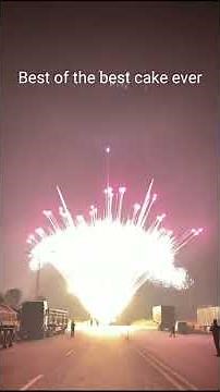 Best firework cake ever ! Happy new Year