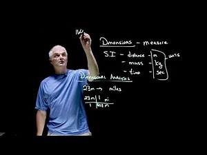 How to use dimensions to solve physics problems
