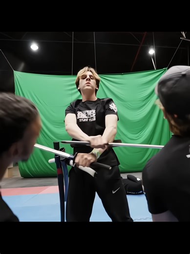 Hawk used Zoro's swords from One Piece ☠️⚔️ #cobrakai #hawk #elimoskowitz #eli #jacobbertrand #onepiece #zorororonoa #zoroonepiece #cobrakai🐍 #cobrakaichop