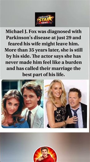 Michael J. Fox was diagnosed with Parkinson's at 29 — his wife never left ❤️