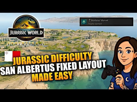 Jurassic World Evolution 3 San Albertus Fixed Layout Jurassic Difficulty MADE EASY