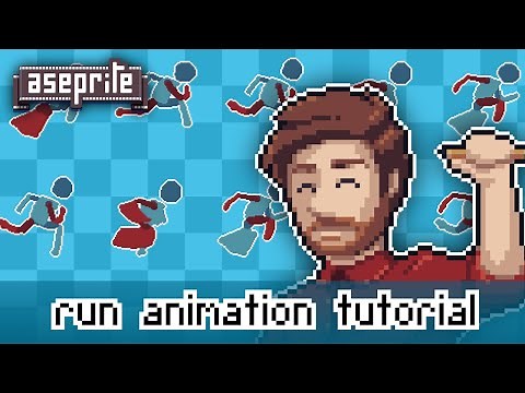 Pixel Art Run Animation Tutorial - Rough Pass [ Stream Highlight ]