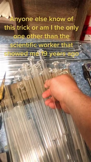 Glass Flameworking Tube Prep: Old Skool Trick