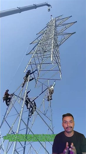Next level Tower Installation Process #shortsfeed #trending #shorts
