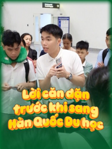 Hành trình vạn dặm bắt đầu từ một bước đi. Dù có khó khăn đến mấy, hãy nhớ luôn có bố mẹ và gia đình dõi theo các em... #duhocalpha #duhochanquoc #duhocsinhhanquoc #thanhalpha