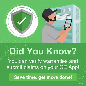 With your CE HVAC Pro+ App, you can verify warranties and submit claims in the office or on a repair job. Unlock efficiency ! Learn more >> https://bit.ly/3WKlItM. | Carrier Enterprise | Facebook