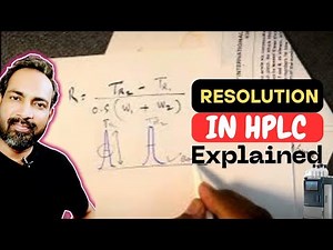 How to calculate Resolution in HPLC ? explained