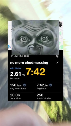 former collegiate runner turned hikikomori neet chud has to train for a 5k in march 😱 i’ll be posting 3 of these per week 🙏#couchto5k #running #5ktraining #brainrot