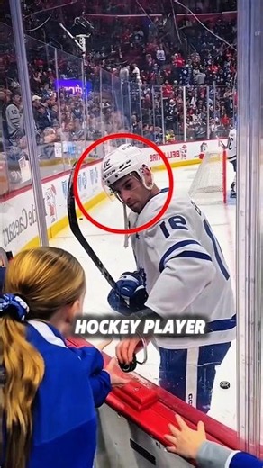 Hockey Player Makes a Little Boy's Dream Come True ❤️ #Shorts