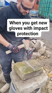 115K views · 458 reactions | Impact Protection Gloves  #stone #ppe #hulk | The Yorkshire Stone Dresser | Facebook
