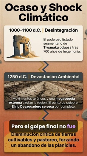 ¿Cómo un cambio climático destruyó a un imperio? El caso Tiwanaku.