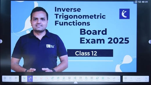 📘 Class 12 Maths | Inverse Trigonometric Functions 📘 Welcome to our in-depth lecture on Inverse Trigonometric Functions for Class 12 Mathematics! This video covers all key concepts, important formulas, and 5 Marks Questions that often appear in exams. Perfect for mastering the essentials, we’ve also included Previous Year Questions (PYQs) to help you understand the types of questions asked and improve your preparation for board exams. 🌟 What You’ll Learn: Definition & Properties of Inverse Tr