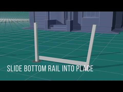 Easy To Assemble Vinyl Privacy by Veranda / Built by Barrette