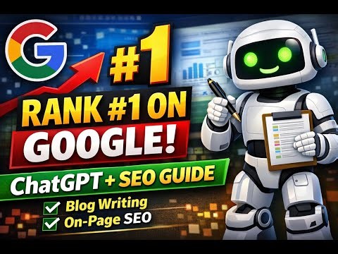 How to Rank #1 on Google Using ChatGPT | Blog Writing + On-Page SEO Guide
