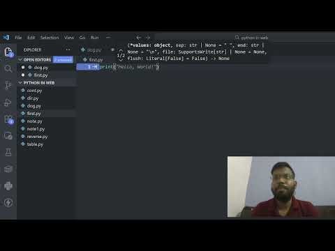 Introduction Of Python: -- First program Of Python