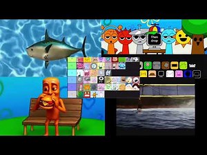 All 5 SpongeBob SquarePants intro plays at the same time