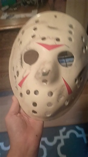 Friday the 13th part 3, Replica Jason Mask #scary #horror #halloween #jasonvoorhees