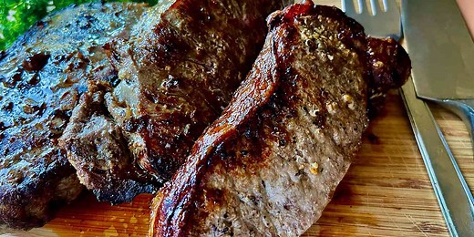 Air Fryer New York Strip Steak