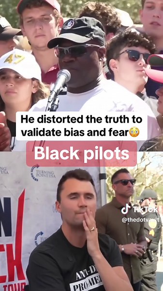 United Airlines pledged that half of its trainee pilots would be “women or people of color” by 2030. The goal was for the company’s training pipeline not cockpit quotas. #fyp #charliekirk #dei