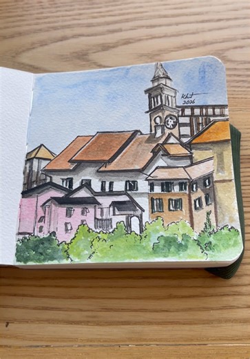 Loose Ink and Watercolor Sketch Techniques