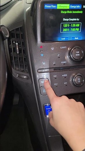 How to set the Charge for 2014 Chevy Volt #plugins #hybrid #chevy #volt #turo