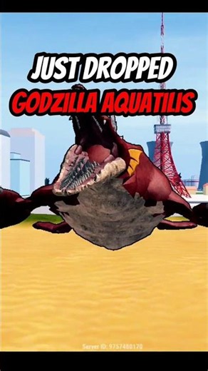 Godzilla Aquatilis Is Finally Here In Kaiju Alpha! #roblox #kaijualpha #viral #fyp #shorts