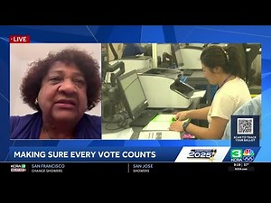 Secretary of State Dr. Shirley Weber details vote counting process