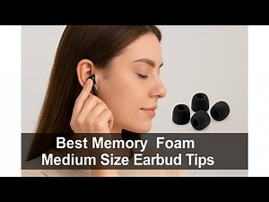 🎧 Decibullz Custom Molded Memory Foam Earbud Tips | Best Memory Foam Medium Size Earbuds Tips 🎧