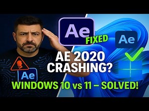 after effects 2020 crashing on startup